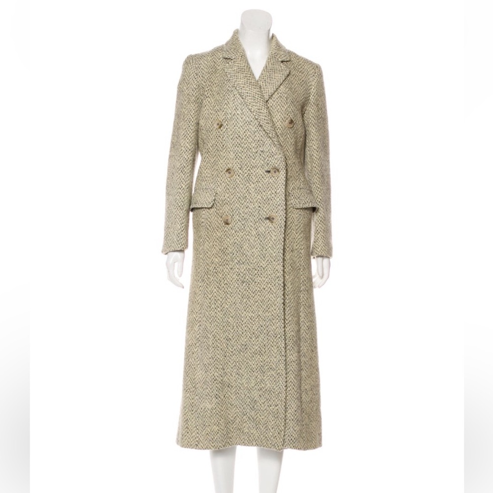 Burberry Double Breasted Wool Coat Size L